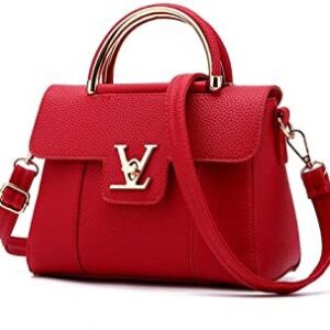 Red Leather - Shoulder Bag