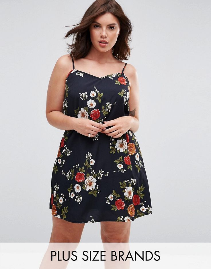 Floral Charm – Black Summer Dress